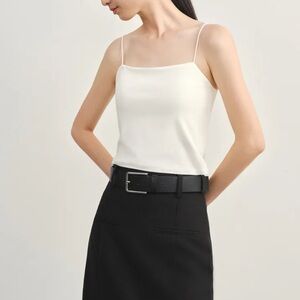 Orange Desire Off White Padded Cami Cropped Cami Top S